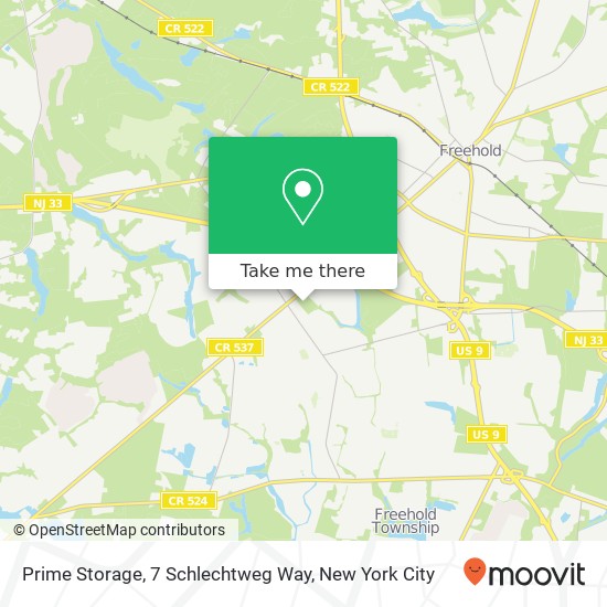 Prime Storage, 7 Schlechtweg Way map
