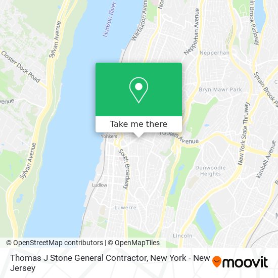 Thomas J Stone General Contractor map