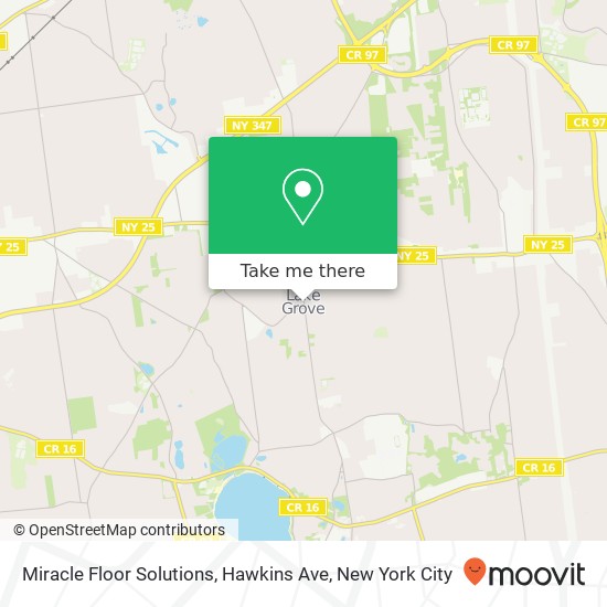 Miracle Floor Solutions, Hawkins Ave map