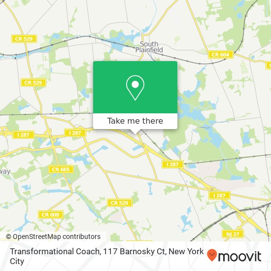 Transformational Coach, 117 Barnosky Ct map