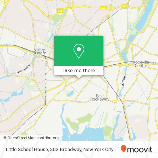 Mapa de Little School House, 302 Broadway