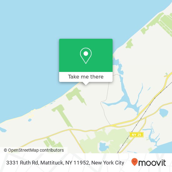 Mapa de 3331 Ruth Rd, Mattituck, NY 11952