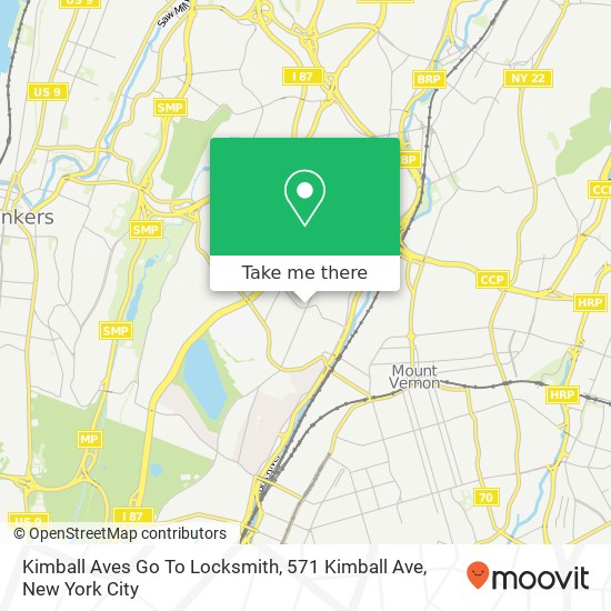 Kimball Aves Go To Locksmith, 571 Kimball Ave map