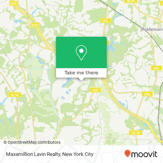 Maxamillion Lavin Realty, 101 Crawfords Corner Rd map