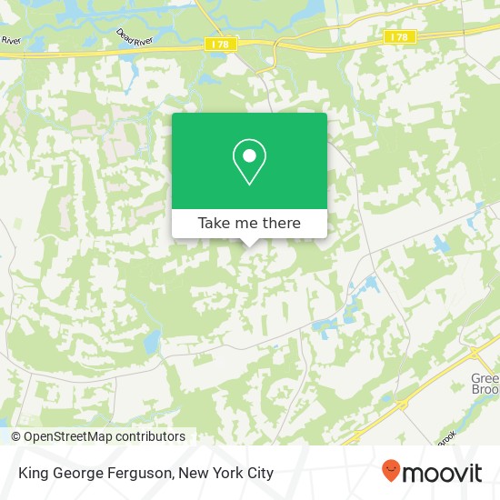 King George Ferguson, Warren, NJ 07059 map