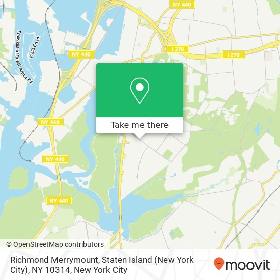 Richmond Merrymount, Staten Island (New York City), NY 10314 map