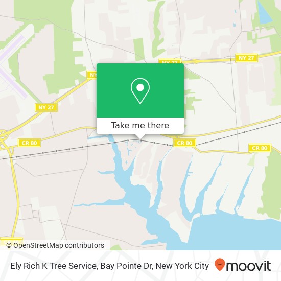 Mapa de Ely Rich K Tree Service, Bay Pointe Dr