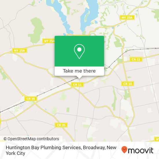 Huntington Bay Plumbing Services, Broadway map