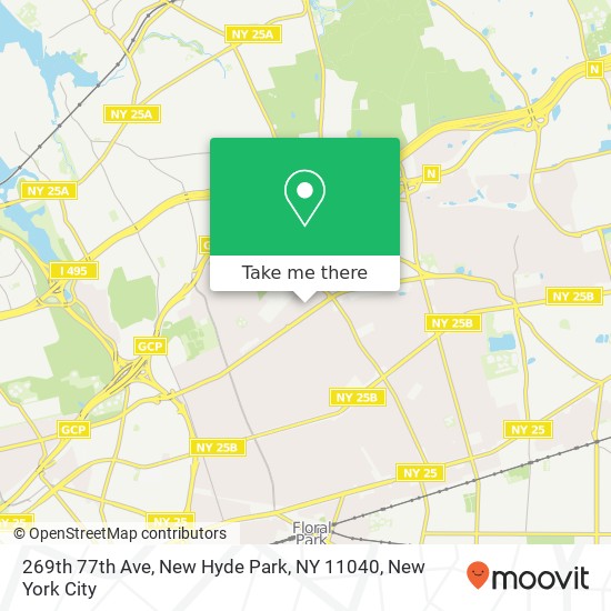 269th 77th Ave, New Hyde Park, NY 11040 map
