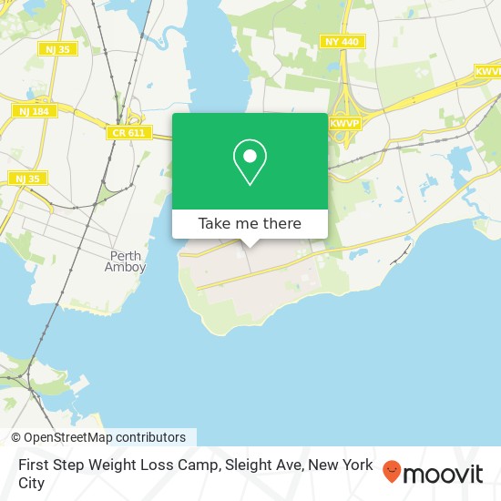 First Step Weight Loss Camp, Sleight Ave map