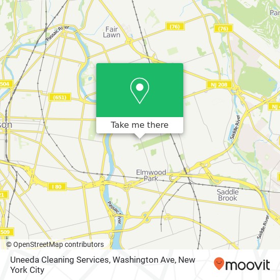 Uneeda Cleaning Services, Washington Ave map