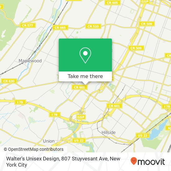 Walter's Unisex Design, 807 Stuyvesant Ave map