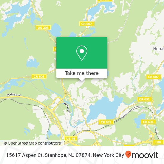 15617 Aspen Ct, Stanhope, NJ 07874 map