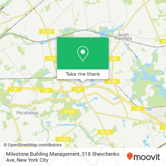 Mapa de Milestone Building Management, 318 Shevchenko Ave
