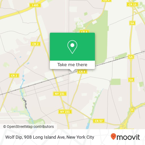 Mapa de Wolf Dip, 908 Long Island Ave