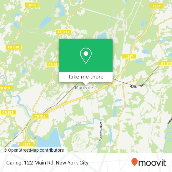 Caring, 122 Main Rd map