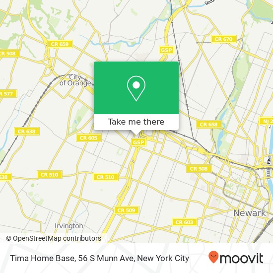 Tima Home Base, 56 S Munn Ave map