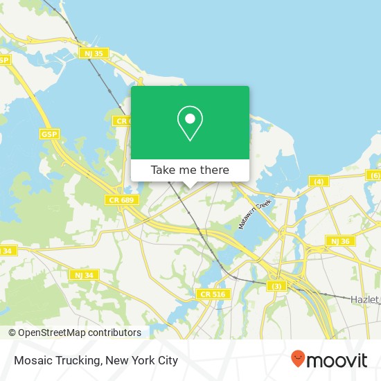 Mosaic Trucking map
