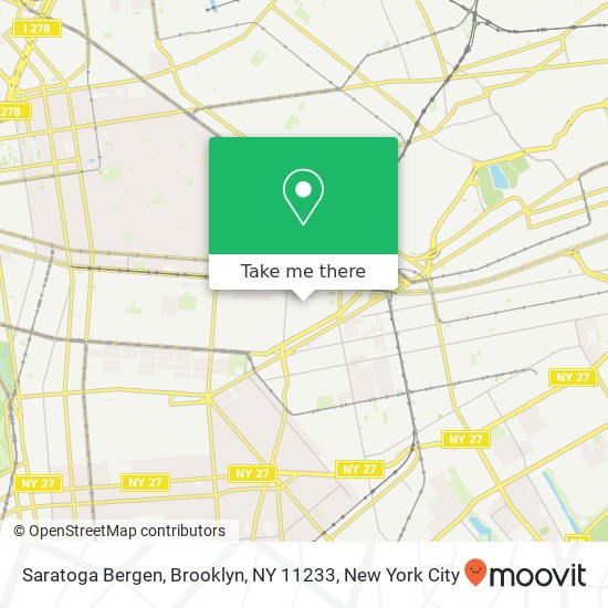 Saratoga Bergen, Brooklyn, NY 11233 map