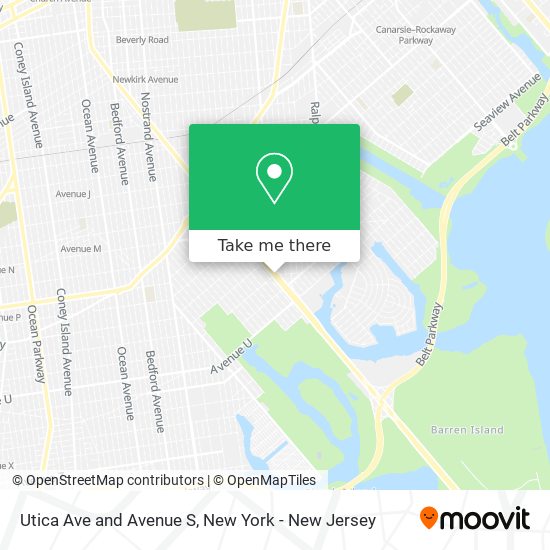 Mapa de Utica Ave and Avenue S
