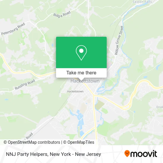 NNJ Party Helpers map