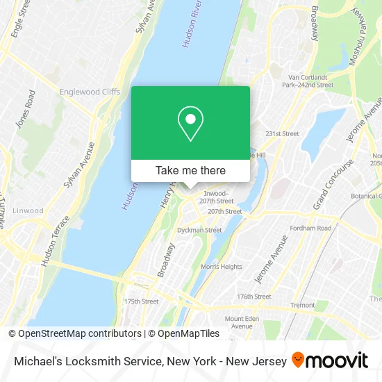 Michael's Locksmith Service map