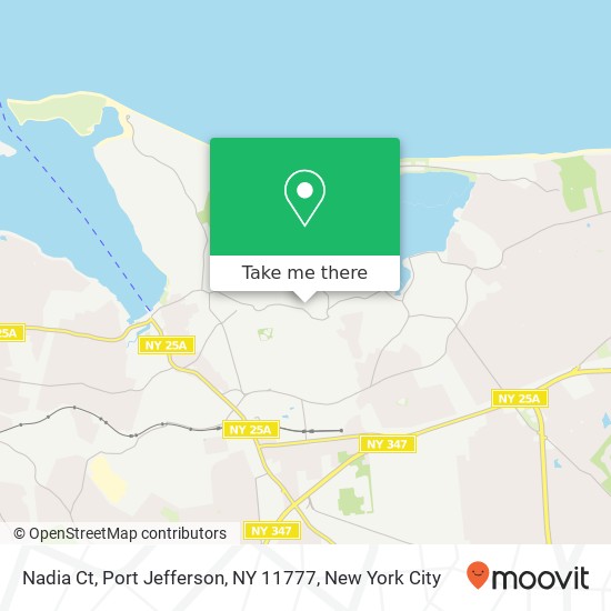 Mapa de Nadia Ct, Port Jefferson, NY 11777