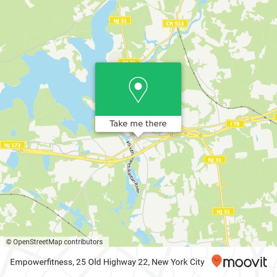 Empowerfitness, 25 Old Highway 22 map