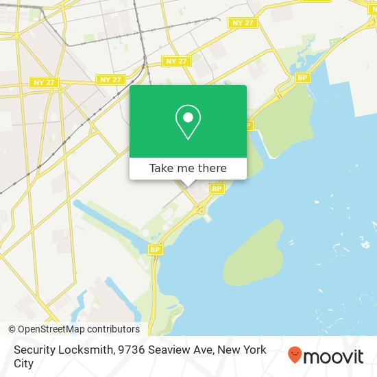 Mapa de Security Locksmith, 9736 Seaview Ave
