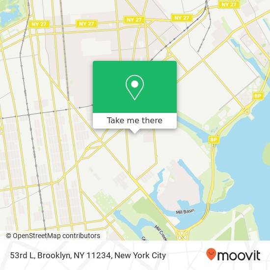 Mapa de 53rd L, Brooklyn, NY 11234