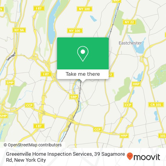 Mapa de Greeenville Home Inspection Services, 39 Sagamore Rd