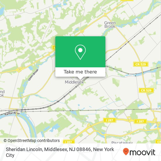 Sheridan Lincoln, Middlesex, NJ 08846 map