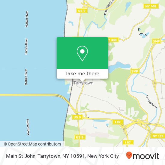 Main St John, Tarrytown, NY 10591 map