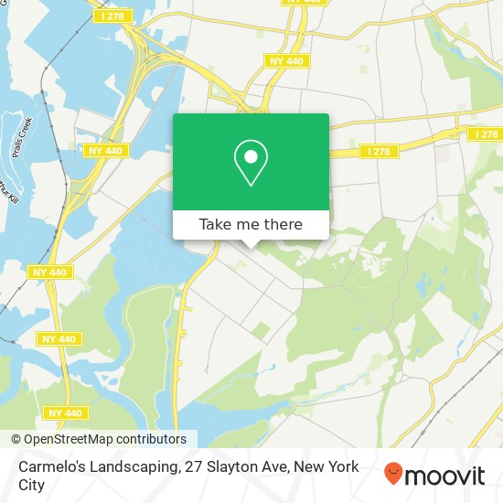 Carmelo's Landscaping, 27 Slayton Ave map