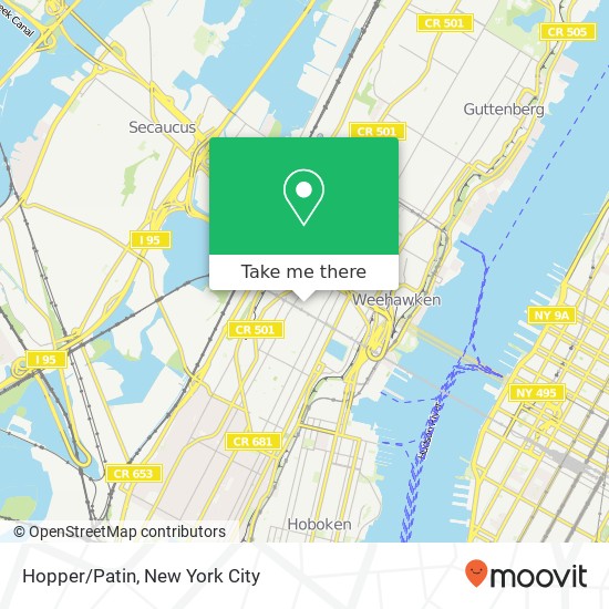 Mapa de Hopper/Patin