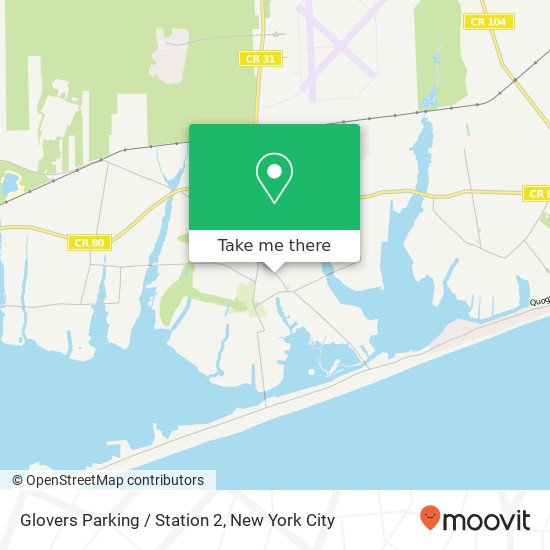 Mapa de Glovers Parking / Station 2