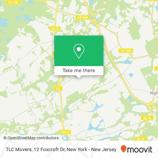 TLC Movers, 12 Foxcroft Dr map