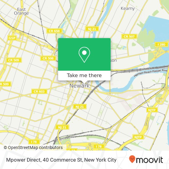 Mapa de Mpower Direct, 40 Commerce St