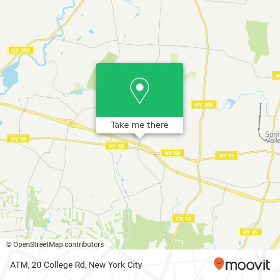 ATM, 20 College Rd map