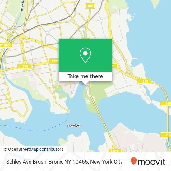 Schley Ave Brush, Bronx, NY 10465 map
