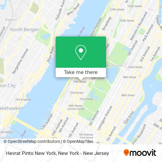 Hevrat Pinto New York map