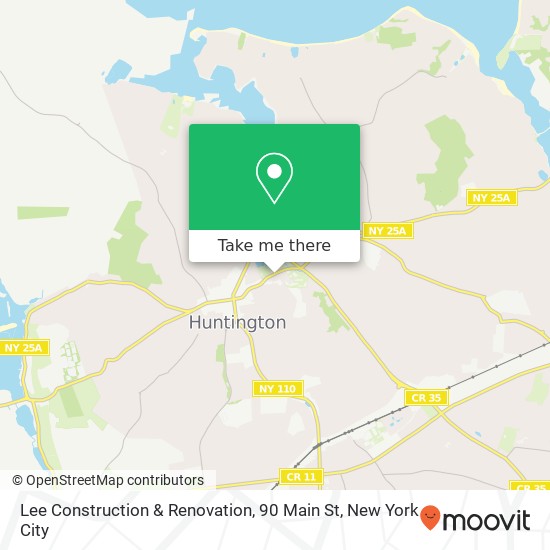 Mapa de Lee Construction & Renovation, 90 Main St