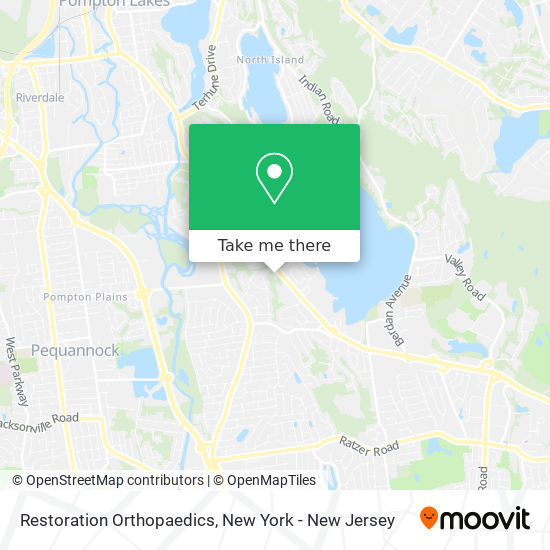 Restoration Orthopaedics map