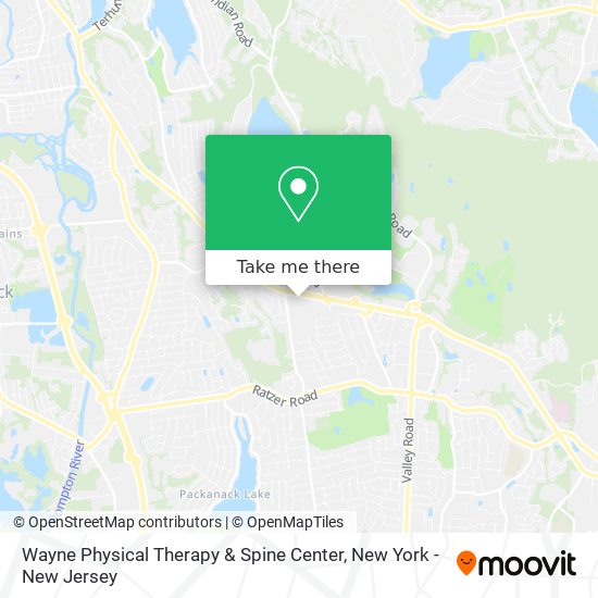 Mapa de Wayne Physical Therapy & Spine Center