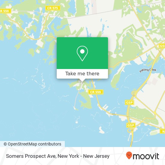 Mapa de Somers Prospect Ave, Egg Harbor Twp, NJ 08234