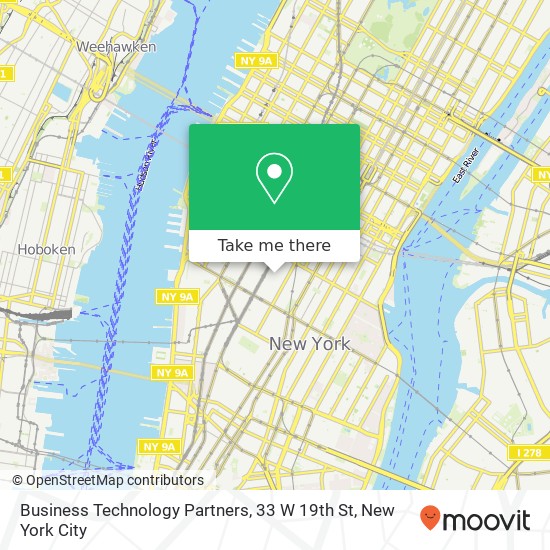 Business Technology Partners, 33 W 19th St map