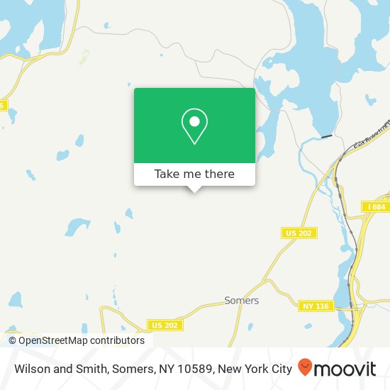 Mapa de Wilson and Smith, Somers, NY 10589