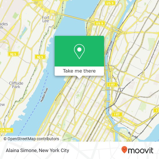 Mapa de Alaina Simone