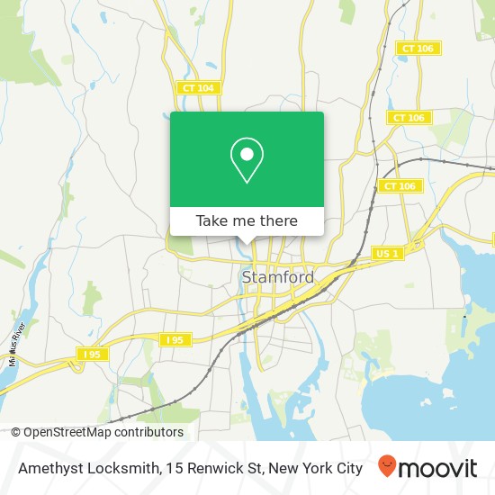 Amethyst Locksmith, 15 Renwick St map