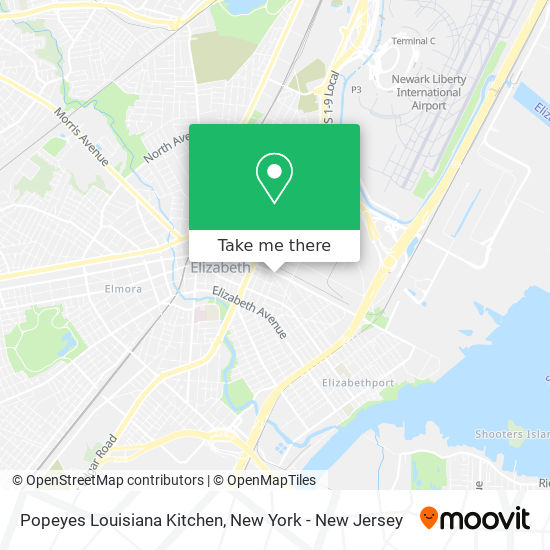 Popeyes Louisiana Kitchen map